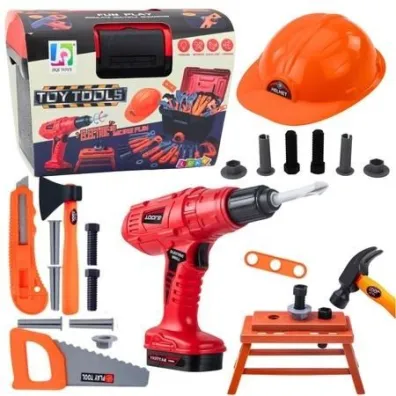 Zestaw majsterkowicza na baterie 55el LeanToys