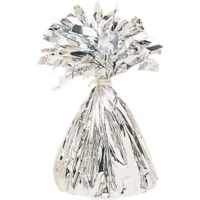 Amscan Ci�arek do balon�w foliowych srebrny 170g