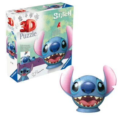 Puzzle Kula 77 el. 3D Disney Stitch Ravensburger