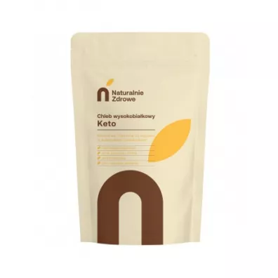 Naturalnie Zdrowe Mieszanka do wypieku chleba wysokobiakowego ketogenicznego 600 g