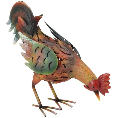 ProGarden Figurka ogrodowa z metalu Kogut 32 cm