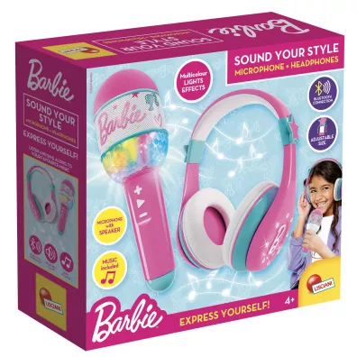 Barbie S�uchawki i mikrofon Lisciani