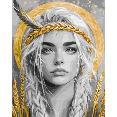 Ideyka Malowanie po numerach - K�oski we w�osach 40x50cm