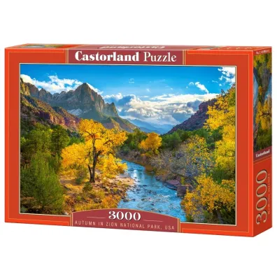 Puzzle 3000 el. C-300624-2 Autumn in Zion National Park, USA Castorland