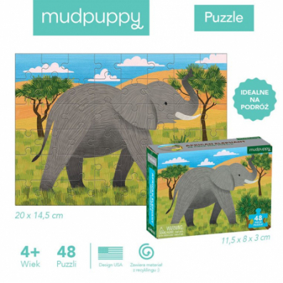 Puzzle mini So afrykaski 4+ Mudpuppy