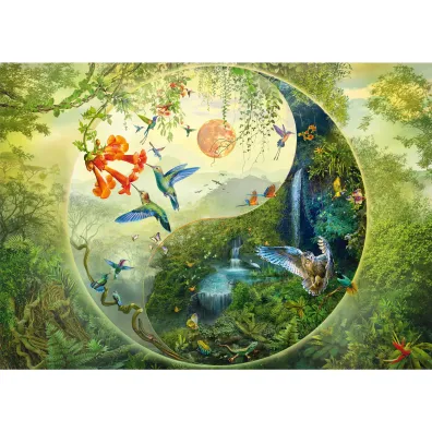 Puzzle PQ 1000 el. W lesie kolibr�w Schmidt