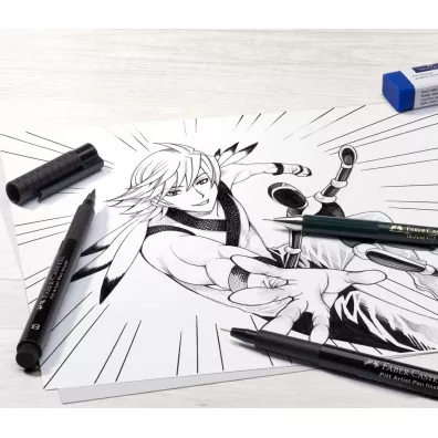 Faber-Castell Pisaki Pitt Artist Pen Manga Starter
