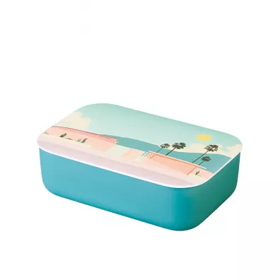 Chic-Mic Lunchbox z tworzywa pla z przegr�dk� palm springs 800 ml