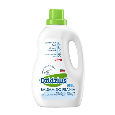 Dzidziu� Ultra delikatny balsam do prania bielizny niemowl�cej i dzieci�cej Biel 1.5 l