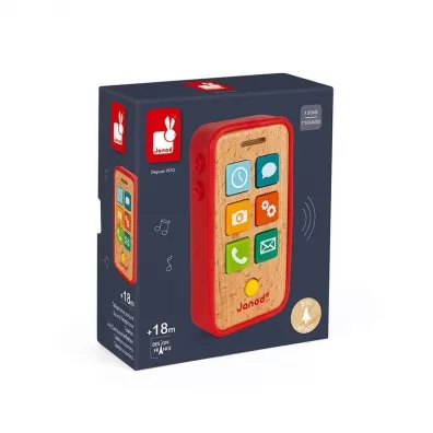 Telefon drewniany z dwikami Janod