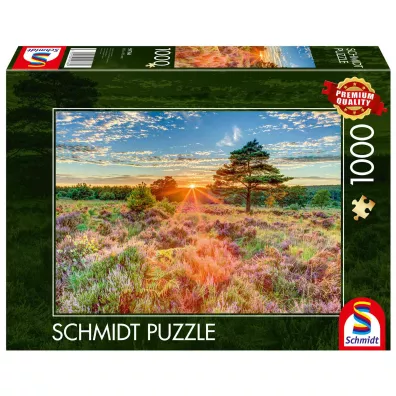 Puzzle 1000 el. PQ Zach�d s�o�ca na wrzosowisku Schmidt