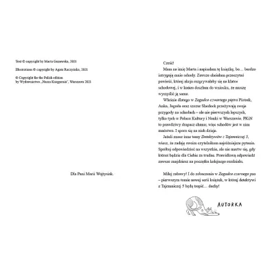 Zagadka czwartego pi�tra. Detektywi z Tajemniczej 5. Tom 7
