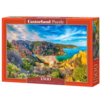 Puzzle 1500 el. Costa Paradiso, Sardinia, Italy Castorland
