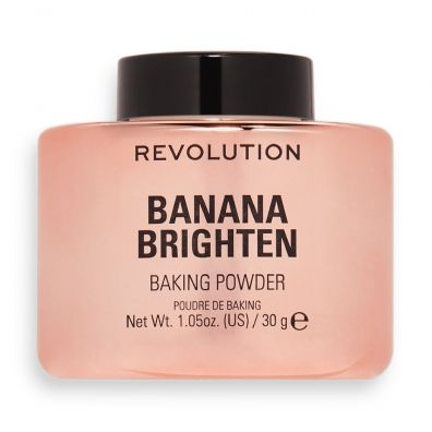 Makeup Revolution Rozwietlajcy sypki puder do twarzy Banana Brighten 30 g
