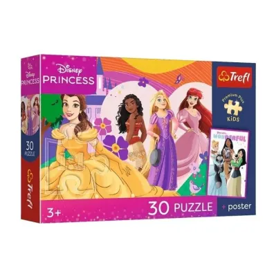 Puzzle 30el Premium Ksi�niczki i przyjazn TREFL 18342