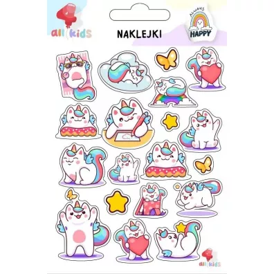 All4Kids Naklejki dla dzieci Kotki jednoro�ce