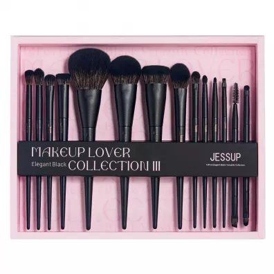 Zestaw Matte Black Versatile Brush p�dzle do makija�u twarzy T336 Black
