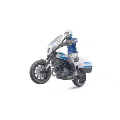 Policjant na motocyklu Scrambler Ducati Bruder