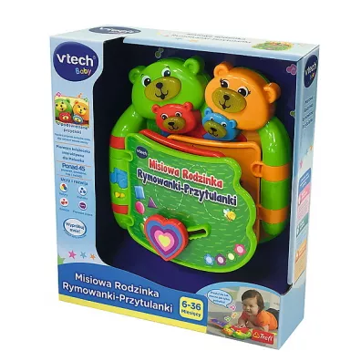 Misiowa Rodzinka Rymowanki Przytulanki VTech 60993 Trefl