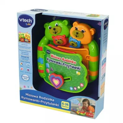 Misiowa Rodzinka Rymowanki Przytulanki VTech 60993 Trefl