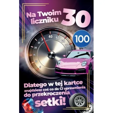 Yeku Karnet Prawo Jazdy 30 urodziny damskie