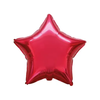 Godan Balon foliowy Gwiazda czerwona 48cm