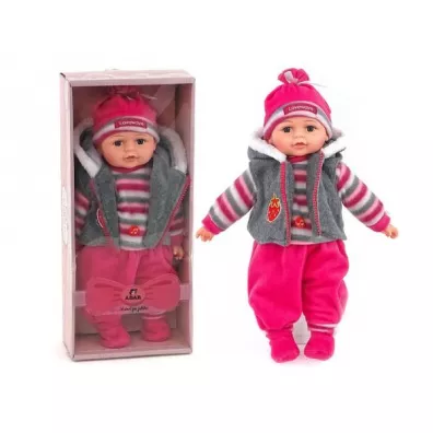 Lalka bobas �piewa i m�wi po polski 35cm Adar