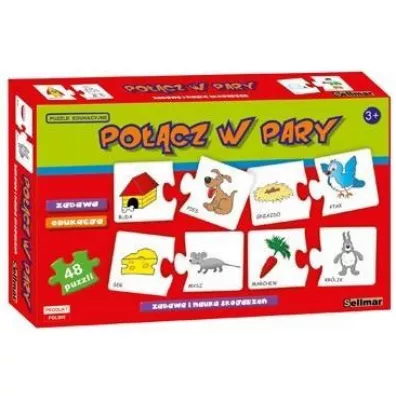 Puzzle edukacyjne 50 el. Po��cz w pary Sellmar
