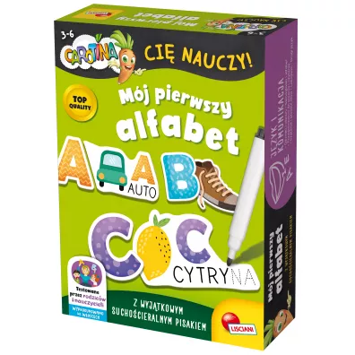 Carotina ci� nauczy! M�j pierwszy alfabet Lisciani