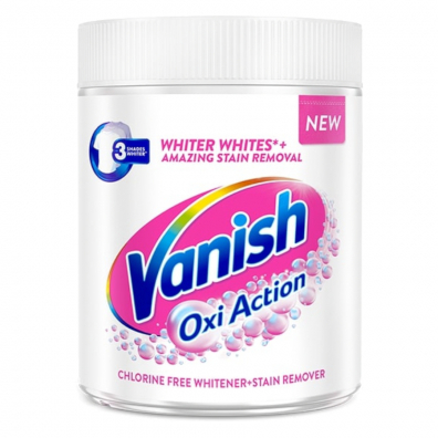 Vanish Oxi Action odplamiacz do biaych tkanin w proszku 30 g