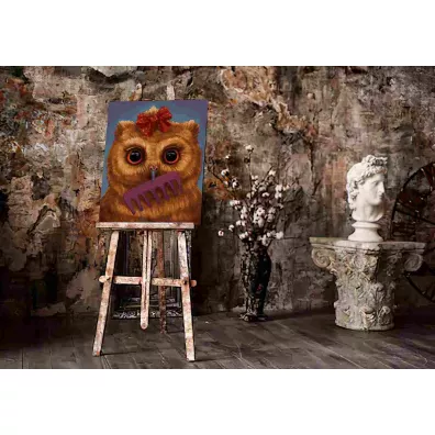 Twoje Hobby Malowanie po numerach - Ma�a sowa 40x50cm
