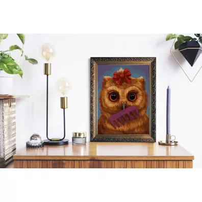Twoje Hobby Malowanie po numerach - Ma�a sowa 40x50cm