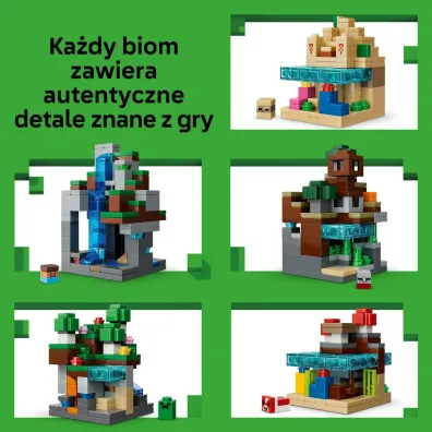 LEGO Minecraft Minibiomy 21589