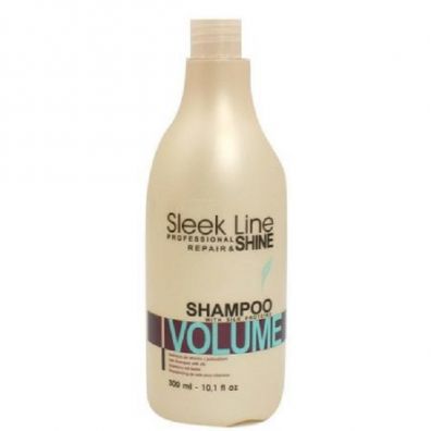 Stapiz Sleek Line Repair Volume Shampoo szampon do włosów z jedwabiem zwiększający objętość 300 ml