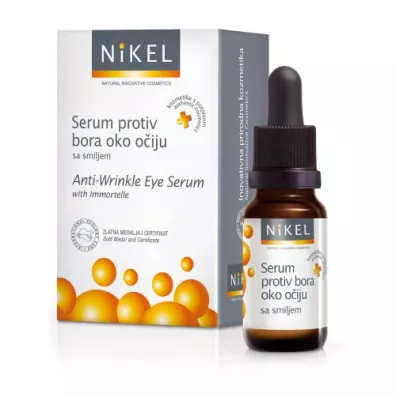 Nikel Przeciwzmarszczkowe serum pod oczy z kwiatem Immortelle 10 ml