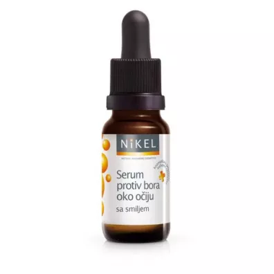 Nikel Przeciwzmarszczkowe serum pod oczy z kwiatem Immortelle 10 ml