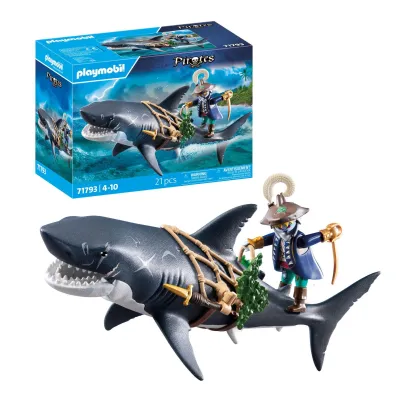 Playmobil Pirates Rekin olbrzym z piratem 71793