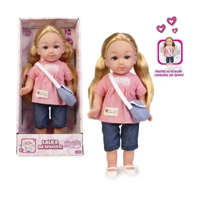 Natalia lalka 36cm w r�owej tunice Artyk
