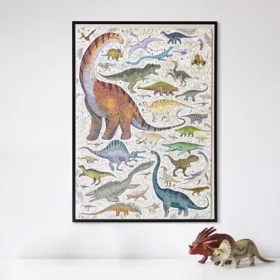 Puzzle Puzzlove CzuCzu 500 el. Dinozaury Bright Junior Media