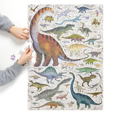 Puzzle Puzzlove CzuCzu 500 el. Dinozaury Bright Junior Media