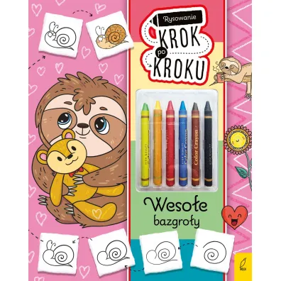 Rysowanie krok po kroku z kredkami. Weso�e bazgro�y - Ewelina Protasewicz