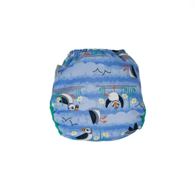 Close Otulacz z rzepami, Blue Puffin