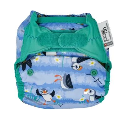 Close Otulacz z rzepami, Blue Puffin