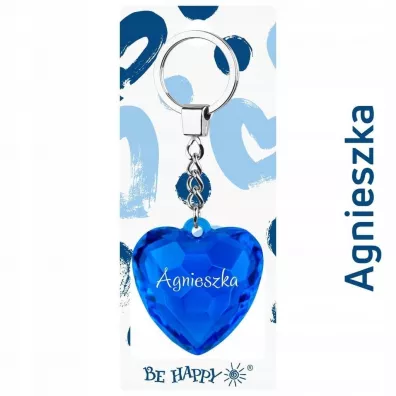 Be-Happy Gifts Brelok Serce Agnieszka