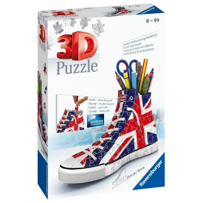 Puzzle 108 el. 3D Trampek Union Jack Ravensburger
