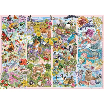 Puzzle 1000 Ciekawe stworzenia 113731 Gibsons