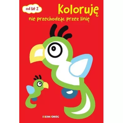 Koloruj� nie przechodz�c przez lini�. Pierwsze malowanki