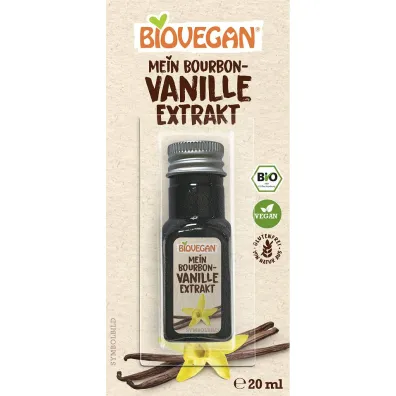 Biovegan Ekstrakt z wanilii bourbon bezglutenowy 20 ml Bio