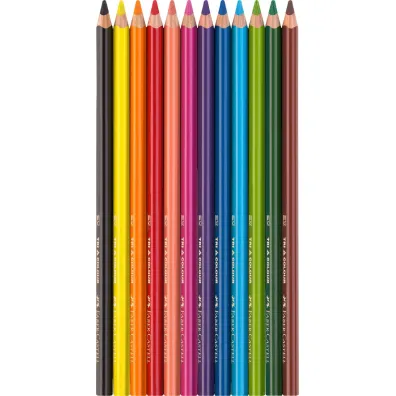 Faber-Castell Kredki tr�jk�tne ergonomics 24 kol. grafit 4mm
