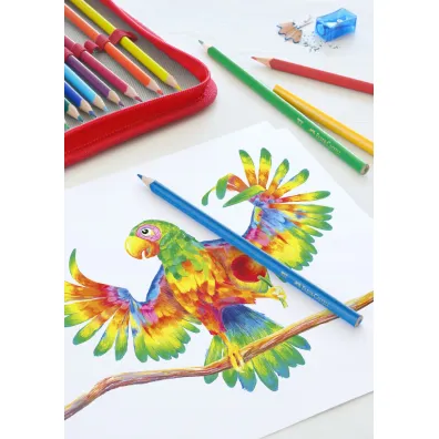 Faber-Castell Kredki tr�jk�tne ergonomics 24 kol. grafit 4mm